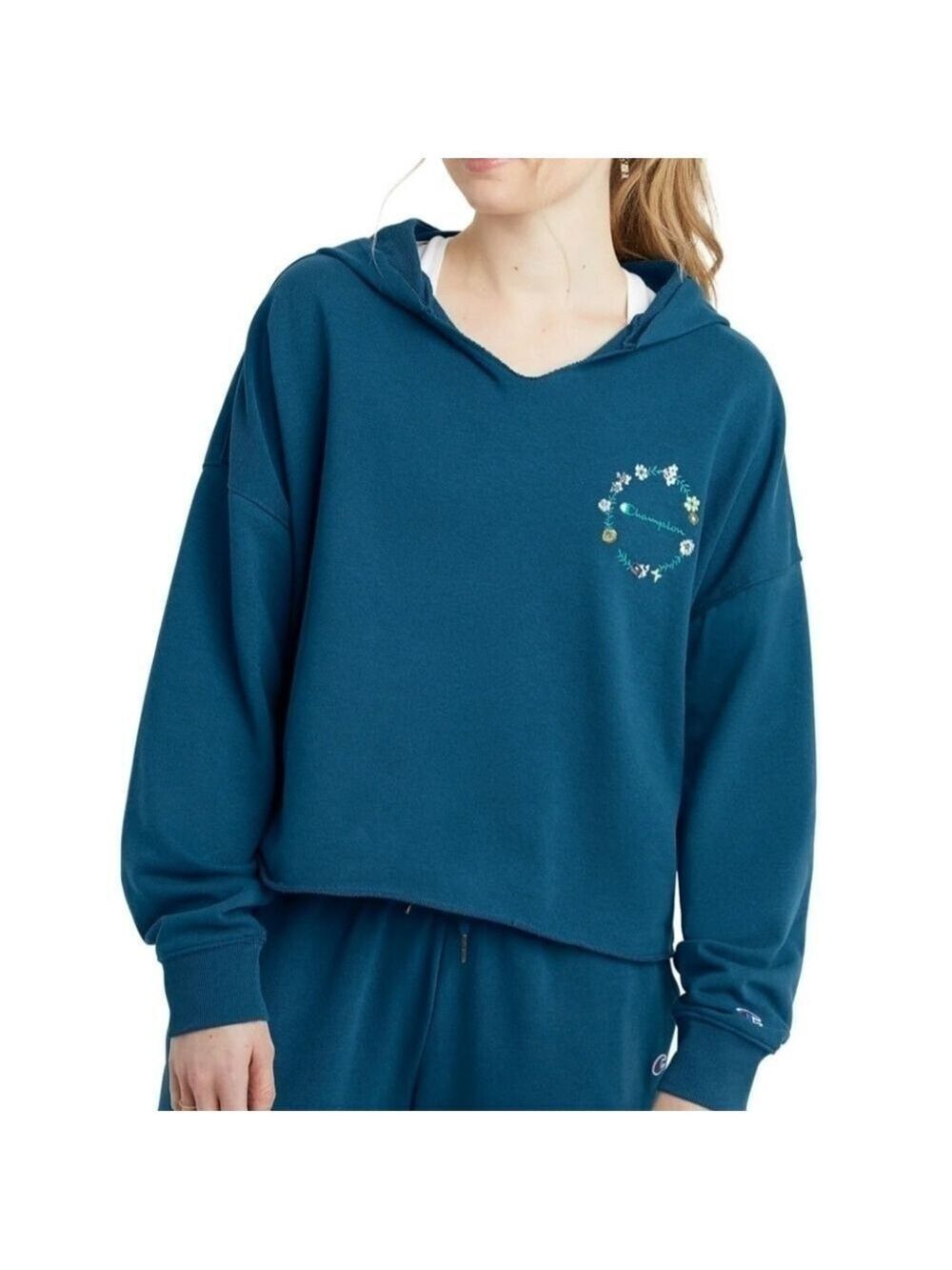 Champion Campus French Terry Oversized Hoodie Small New